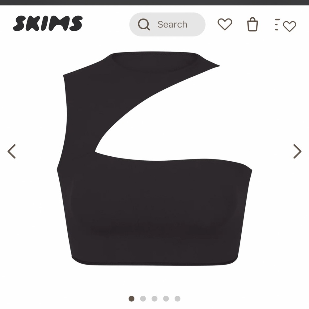 Skims one shoulder top bnwt